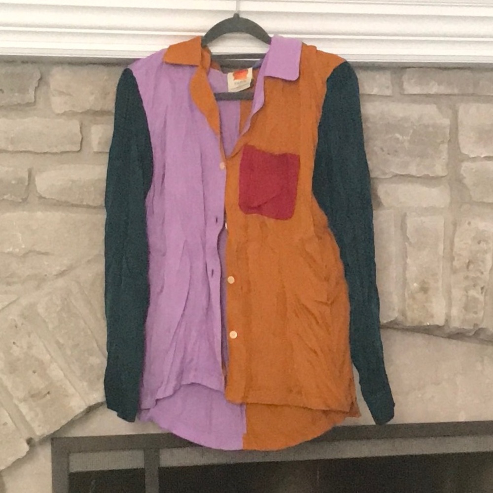 Anthropologie Multicolor Button-Up Shirt